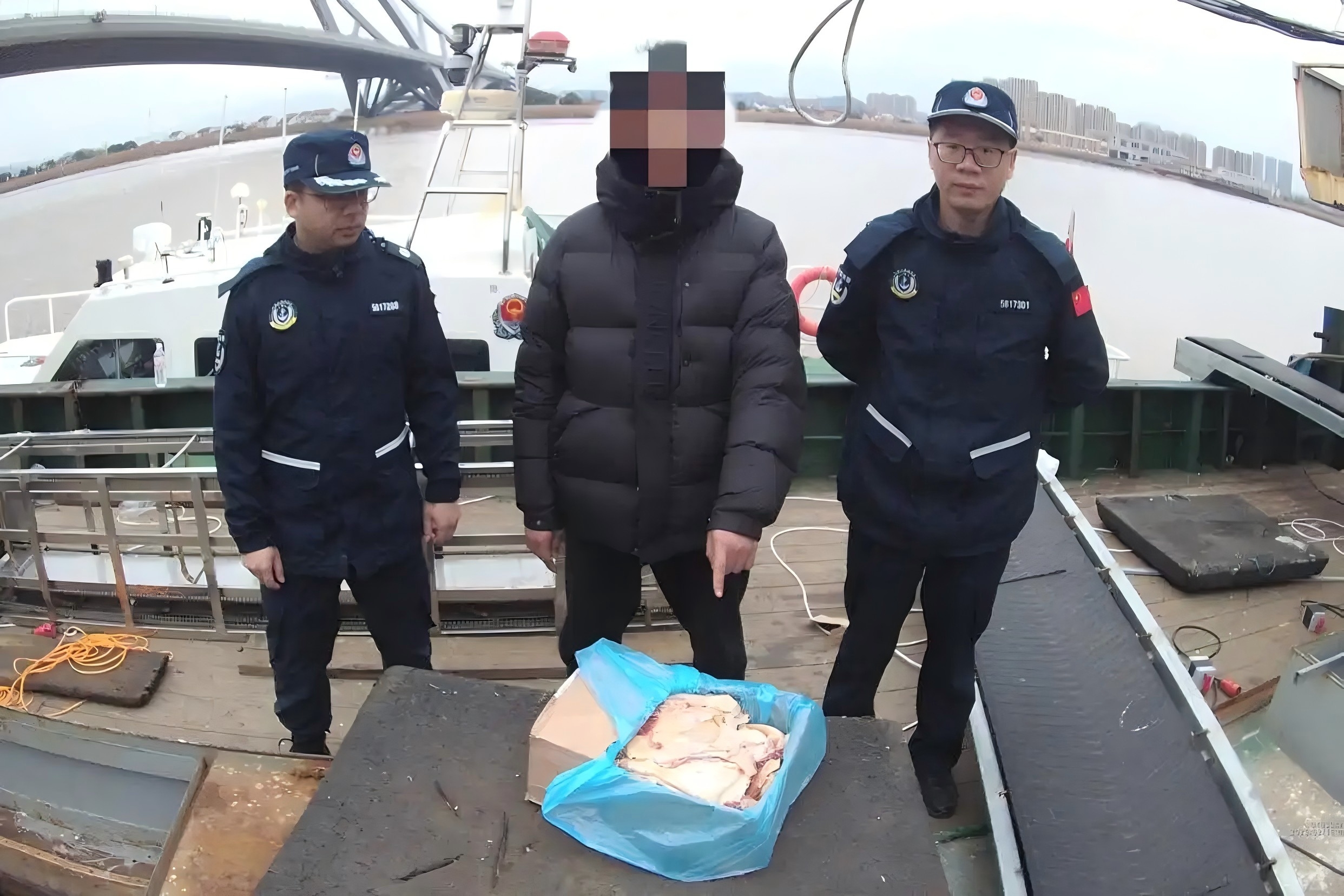 超400万元！宁波海警查获走私冻品80余吨